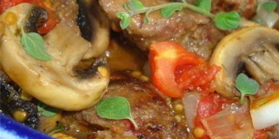 Куриная печень по-французски