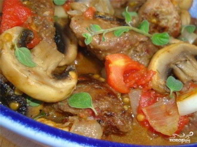 Рецепт куриной печени по-французски