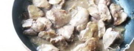 куриная печень по-французски. Шаг 8