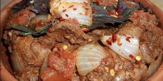 Куриная печень по-грузински