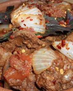 Куриная печень по-грузински