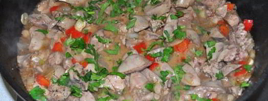 куриная печень по-китайски. Шаг 7