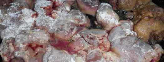 куриная печень под сырной шубой. Шаг 2