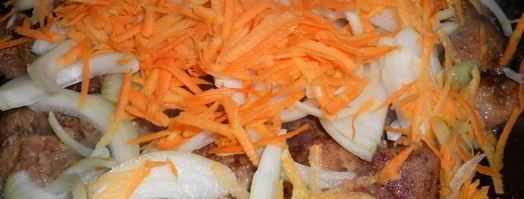 куриная печень под сырной шубой. Шаг 3