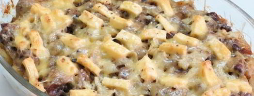 куриная печень с картошкой в духовке. Шаг 14