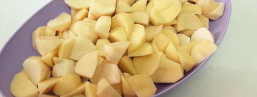 куриная печень с картошкой в духовке. Шаг 6