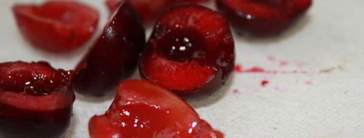 куриная печень с маринованной черешней. Шаг 4