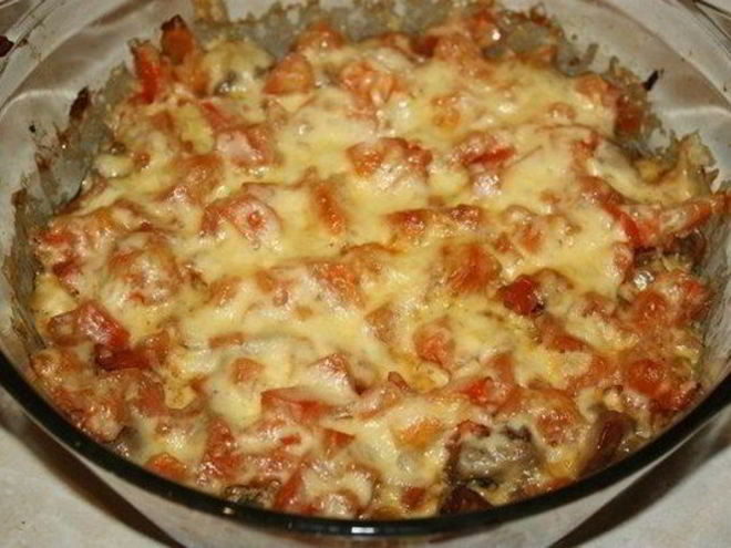 Рецепт куриной печени с помидорами по-милански