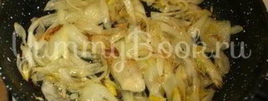 куриная печень с яблоками. Шаг 4