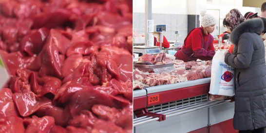 Куриная печень с яйцом