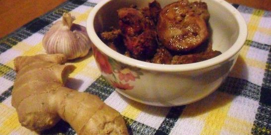 Куриная печень со специями