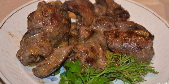 Куриная печень в аэрогриле