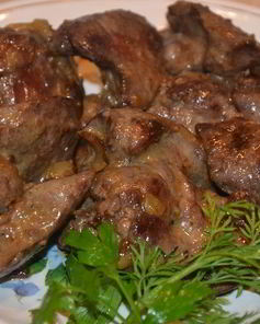 Куриная печень в аэрогриле