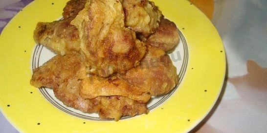 Куриная печень в кляре жареная