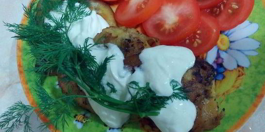 Куриная печень в кляре