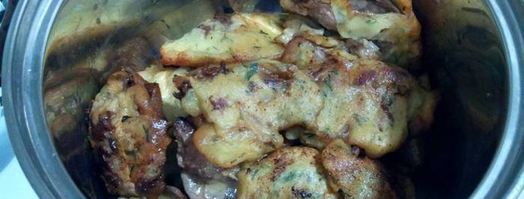 куриная печень в кляре. Шаг 3