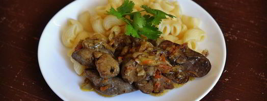 куриная печень в мультиварке. Шаг 6