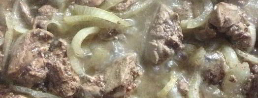 куриная печень в соусе морней. Шаг 3