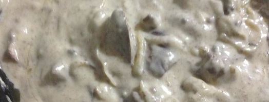 куриная печень в соусе морней. Шаг 8