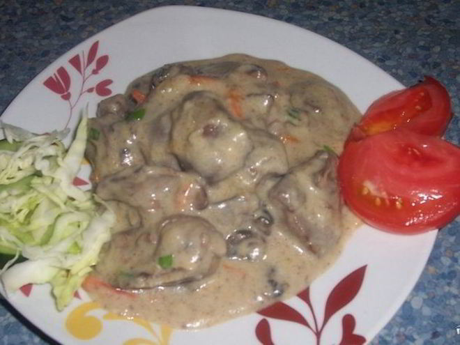 Рецепт куриной печени в соусе