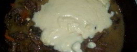 куриная печень в соусе. Шаг 5