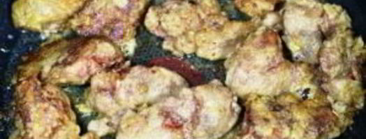 куриная печень, жареная с луком. Шаг 7