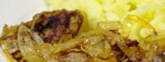 куриная печень, жареная с луком. Шаг 10