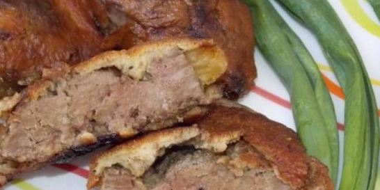 Отбивные из печени говяжьей