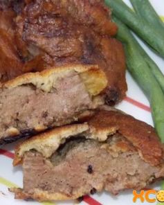 Отбивные из печени говяжьей