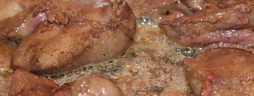 печень фламбированная. Шаг 3