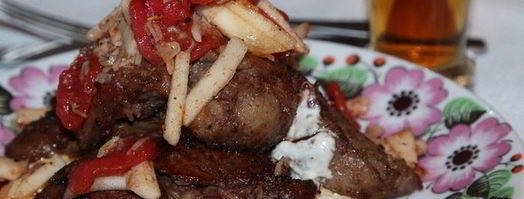 печень фламбированная. Шаг 10