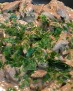 Печень говяжья на сковороде