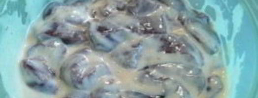 печень говяжья на сковороде. Шаг 3