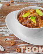 Печень говяжья в сметане