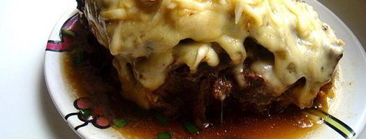 печень говяжья, запеченная под сырной шапкой. Шаг 4