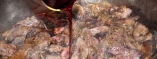 печень индейки с яблоками. Шаг 6