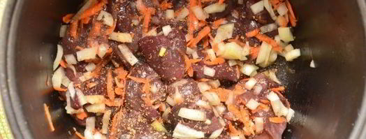 печень индейки в мультиварке. Шаг 6