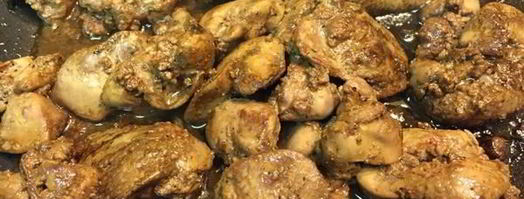 печень куриная с овощами, под ароматными травами. Шаг 9