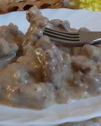 Печень куриная в сметане