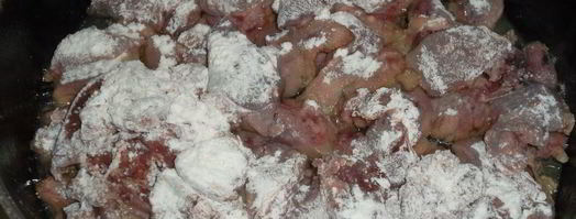 печень куриная в сметане. Шаг 4