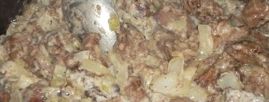 печень куриная в сметане. Шаг 6