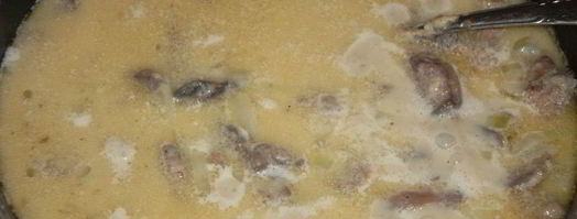 печень куриная в сметане. Шаг 7