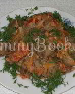 Печень куриная жареная