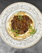 Печень по-венециански c пюре