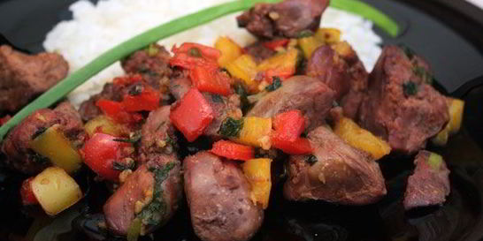 Печень по-японски