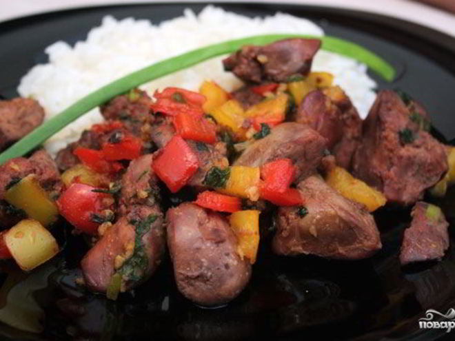 Рецепт печени по-японски