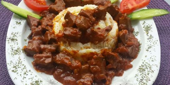 Печень под пикантным соусом