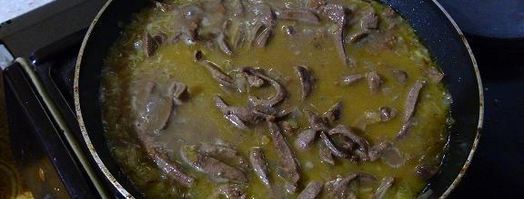 печень с апельсинами. Шаг 6