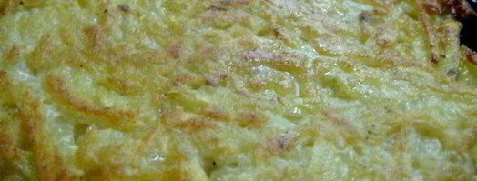 печень с грибами на картофельном блине. Шаг 8