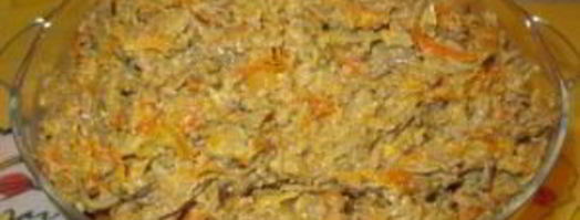 печень с морковью и луком. Шаг 6